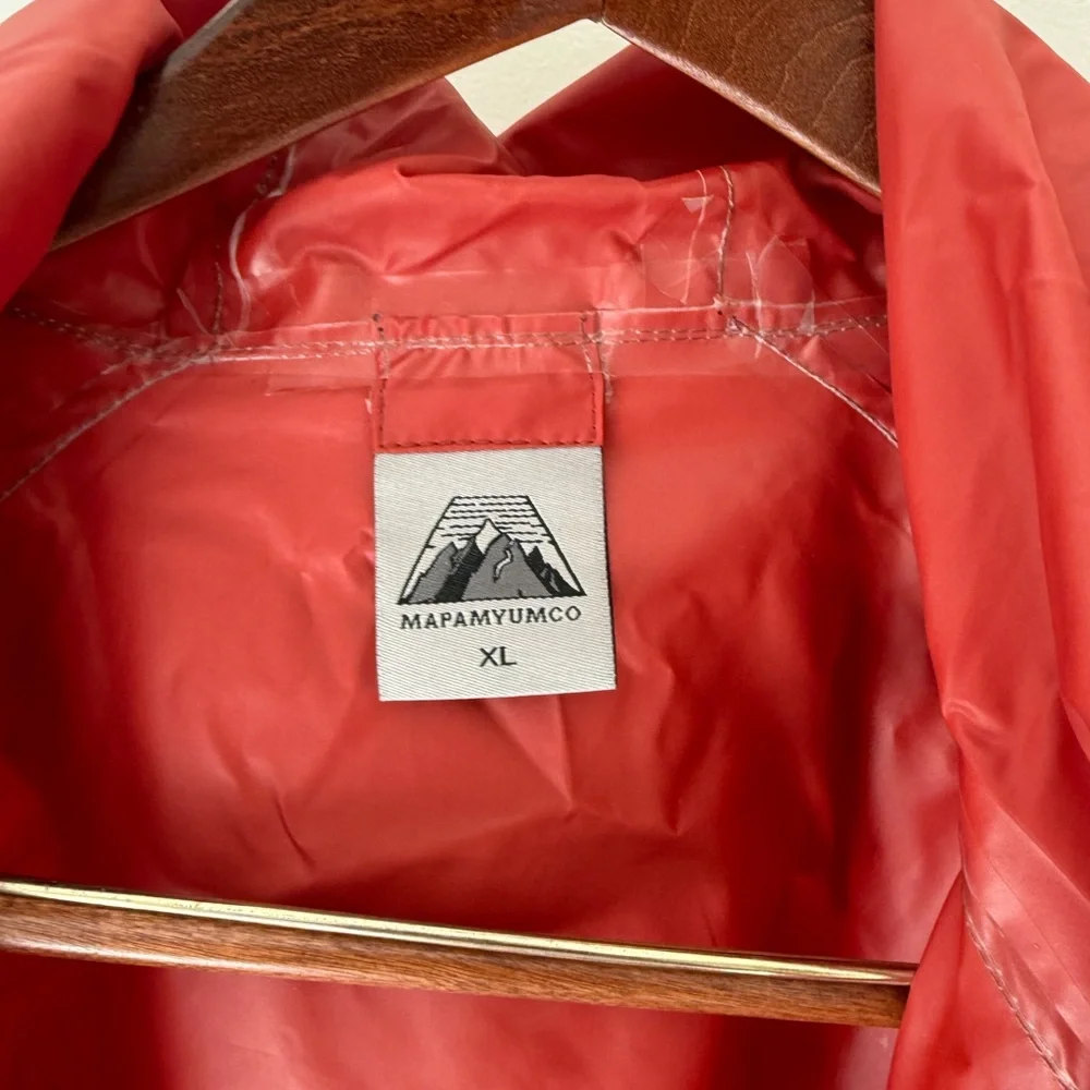 Women's Red Raincoat
